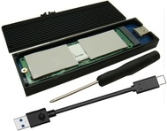 CoreParts MSUB8001 Speicherlaufwerksgehäuse SSD-Gehäuse Schwarz M.2 (MSUB8001)