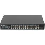 Lanberg RSGE-24P-2GE-2S-250 Netzwerk-Switch Unmanaged (RSGE-24P-2GE-2S-250)