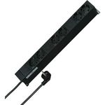 Kopp Steckdosenleiste 48,30cm (19")  6fach Schwarz Schutzkontakt 931615016 (931615016)