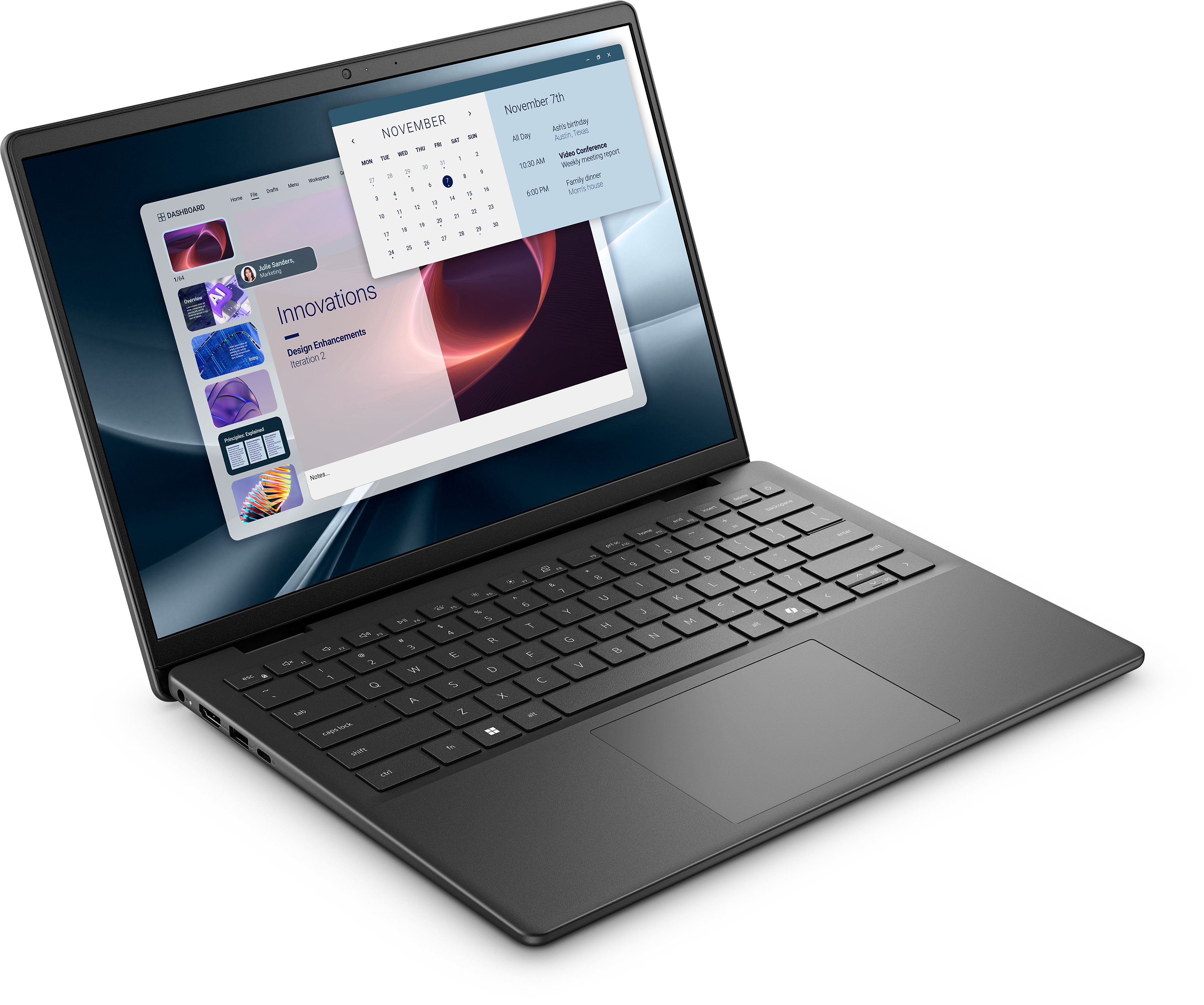 Dell Pro 14 Essential PV14255 14" AMD Ryzen 5 220 16 GB RAM 512 GB SSD Schwarz