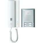 Ritto by Schneider Türsprechanlage Kabelgebunden Komplett-Set 1841220 2 Familienhaus Silber (1841220)
