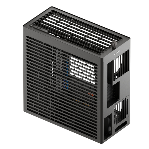 HAVN HS 420 Midi-Tower PC-Gehäuse E-ATX Tempered Glass Schwarz