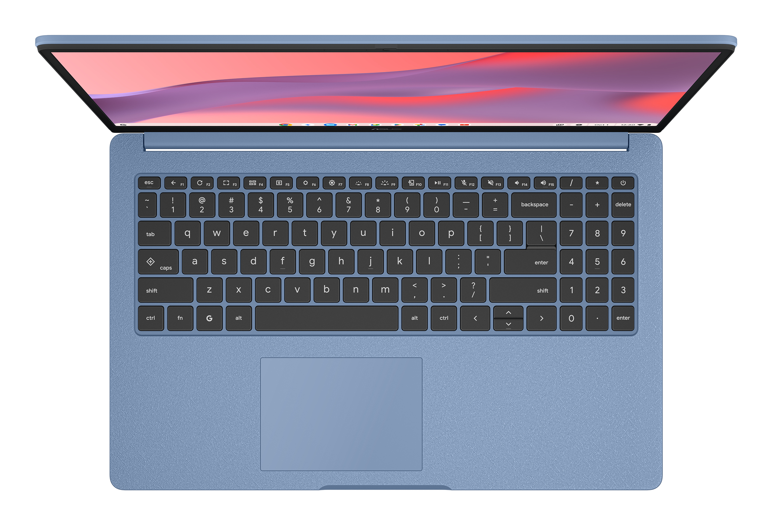 ASUS Chromebook CM15 15.6" MediaTek Kompanio 540 4 GB RAM 128 GB eMMC ChromeOS Fabric Blue