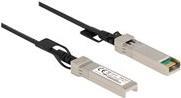Delock - Direktanschlusskabel - SFP+ (M) bis SFP+ (M) - 1,0m - 4 mm - twinaxial - SFF-8431/SFF-8432 - passiv - Schwarz (84200)