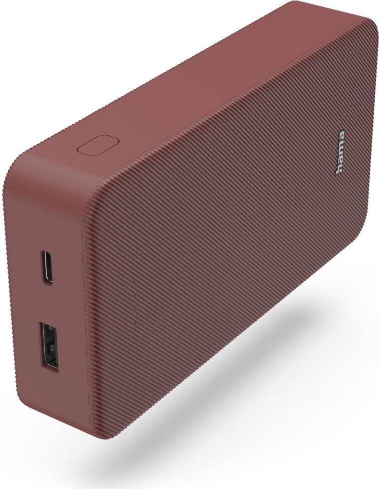 Hama Power Pack Color 20 20000mAh Rot (00201717)