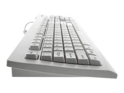 Seal Shield Silver Seal Tastatur USB QWERTZ Deutsch 105 Tasten Weiß