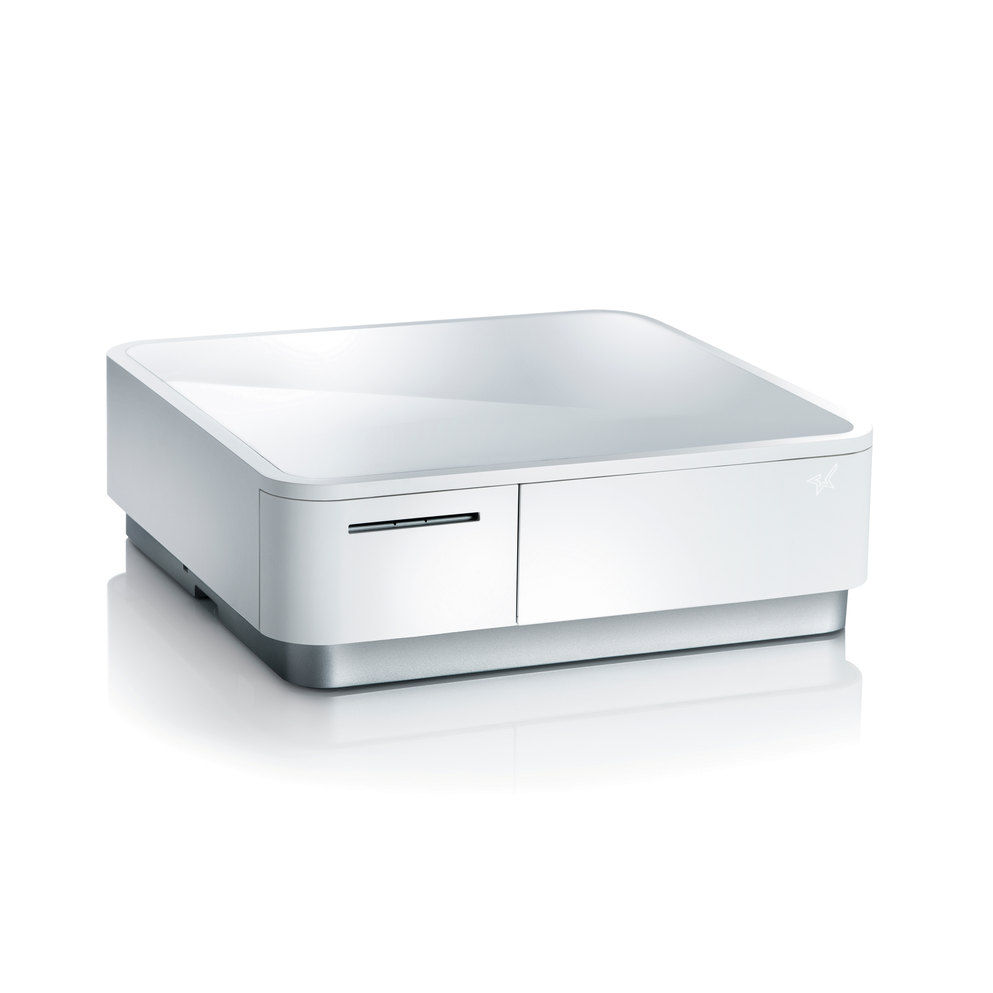 Star Micronics mPOP POS-Drucker mit Kassenlade Bluetooth 5.0 USB-C Weiß