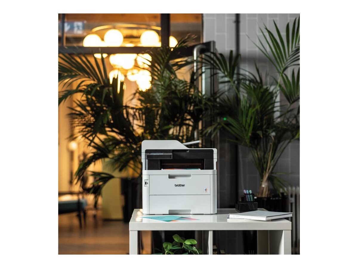 Brother MFC-L3760CDW Farb-Multifunktionsgerät 26 ppm 512 MB RAM WLAN Weiß