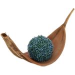 EUROPALMS Graskugel, künstlich, blau, 22cm (82606975)