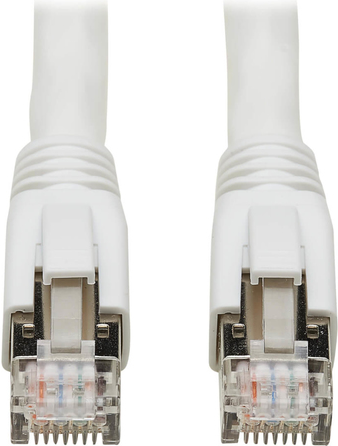 Tripp Lite N272-006-WH Cat8 25G/40G zertifiziertes hakenloses geschirmtes S/FTP-Ethernet-Kabel (RJ45 Stecker/Stecker) (N272-006-WH)