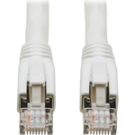 Eaton Tripp Lite Series Cat8 25G/40G Certified Snagless Shielded S/FTP Ethernet Cable (RJ45 M/M), PoE, White, 6 ft. (1.83 m) (N272-006-WH)