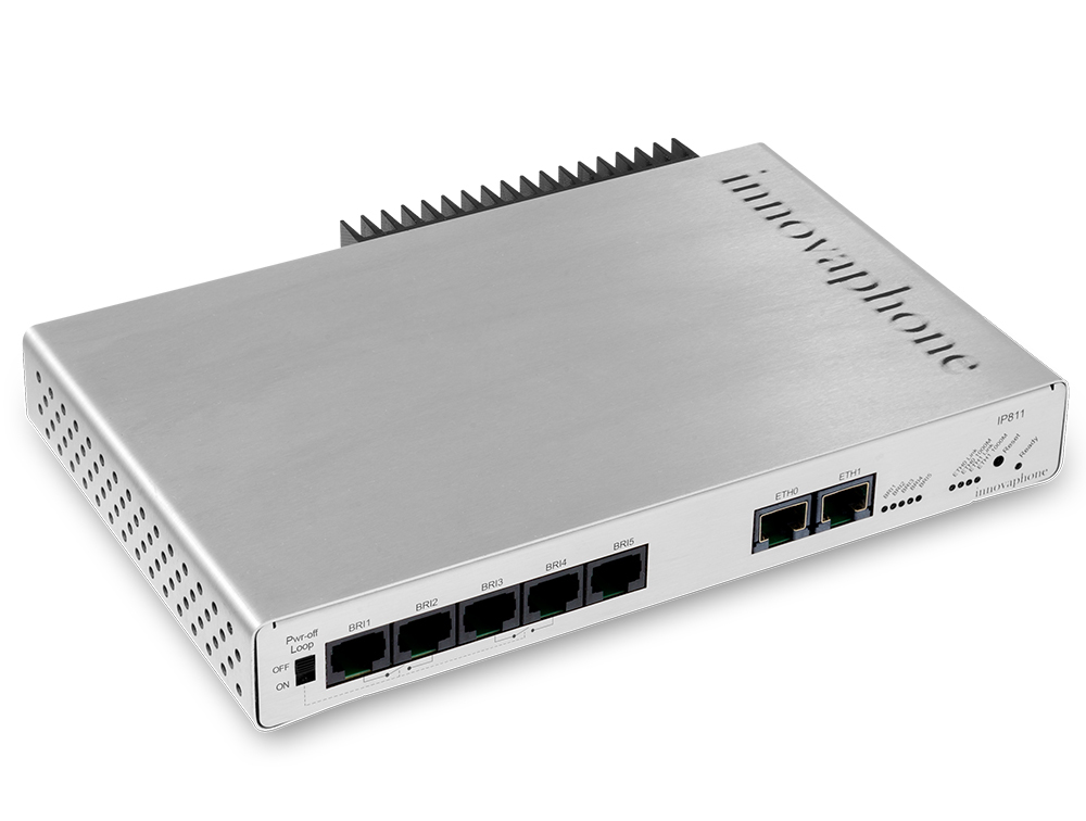 innovaphone IP811 VoIP-Gateway ISDN-BRI 2 Anschlüsse 1GbE 1U