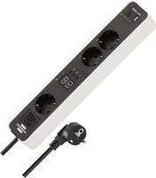 Brennenstuhl Steckdosenl. Ecolor 3-fach weiss/schwarz (1153230026)