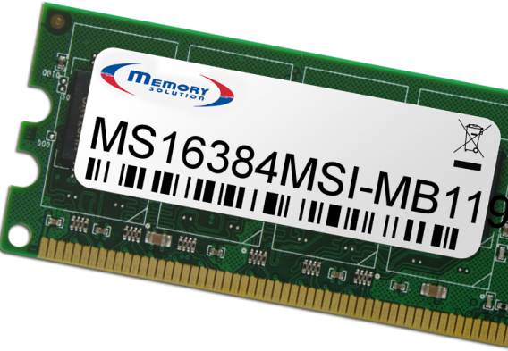 Memory Solution MS16384MSI-MB119 16GB Speichermodul (MS16384MSI-MB119)