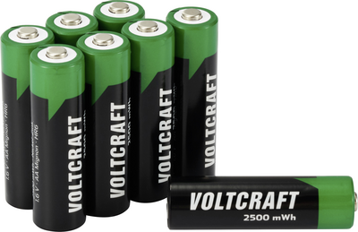 Voltcraft VC-16044355 Mignon AA -Akku NiZn 1500 mAh 1.6 V 8 St. (VC-16044355)