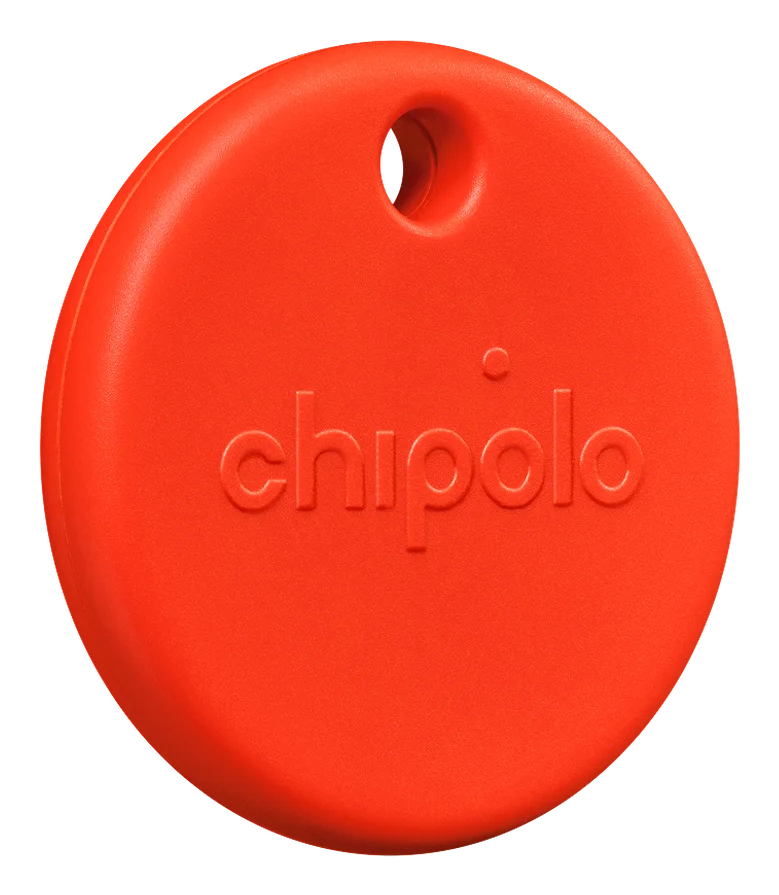 Chipolo POP Tracking Tag – Bluetooth-Tracker für Apple Find My & Google Find Hub, IP55, Rot