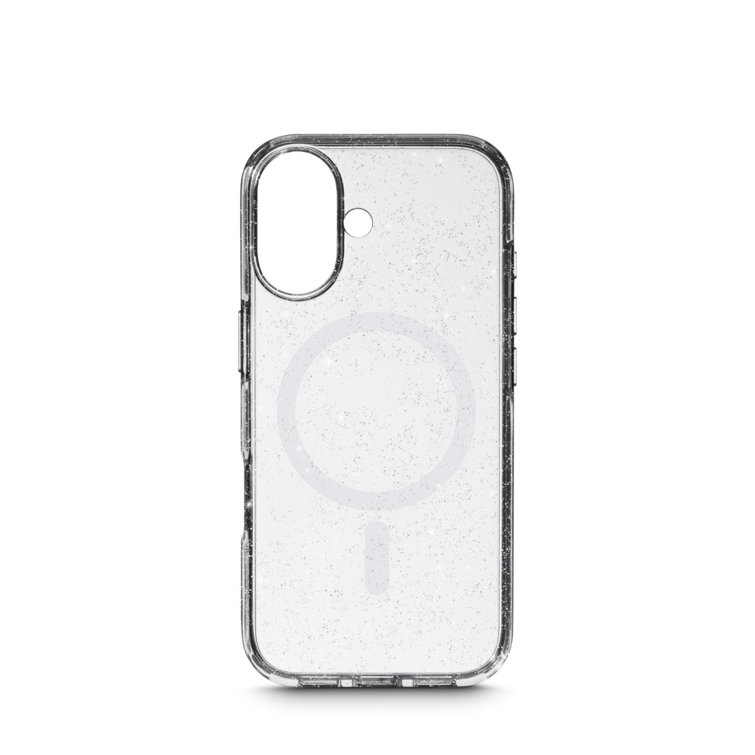 White Diamonds Cover Mag Glitter für Apple iPhone 17 6.3" Transparent