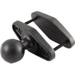 ZEBRA RAM 10,20cm (4")  MAX WIDTH SQUARE RAIL B WITH 2.25"  DIA BALL (RAM-D-247U-4)