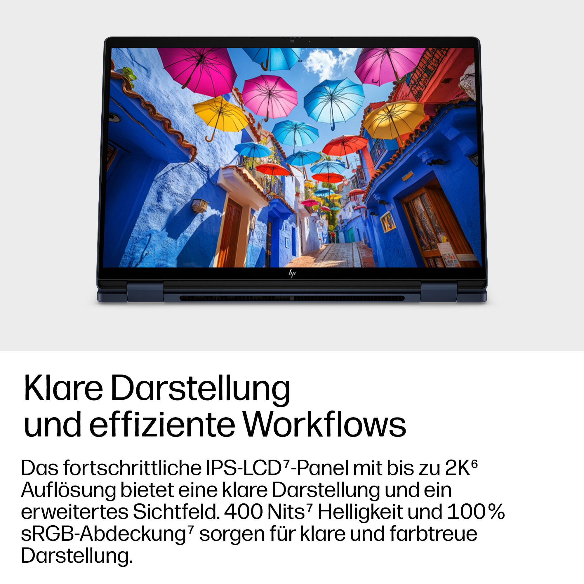 HP OmniBook X Flip 14-kc0150ng 14" Touch, AMD Ryzen AI 5 430, 16 GB RAM, 512 GB SSD, Windows 11 Home, Atmospheric Blue