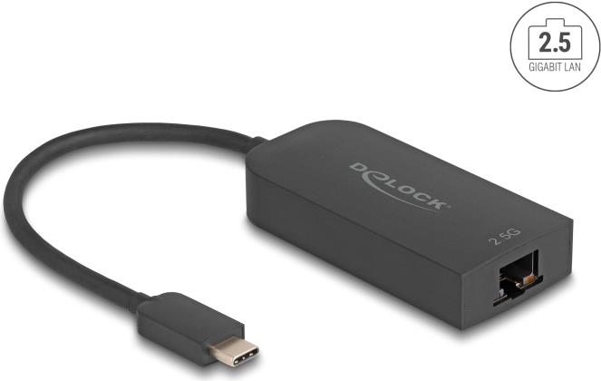 Delock USB Type-C™ Adapter zu 2,5 Gigabit LAN (66046)