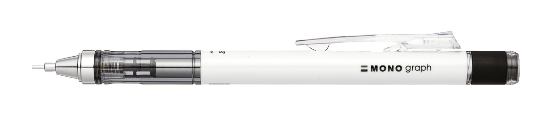 Tombow MONO graph Druckbleistift 0,7 mm HB Weiß