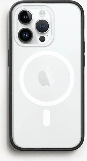 Woodcessories ECO646 Schutzhülle für Apple iPhone 14 Pro Max 6,7" MagSafe Transparent, Schwarz