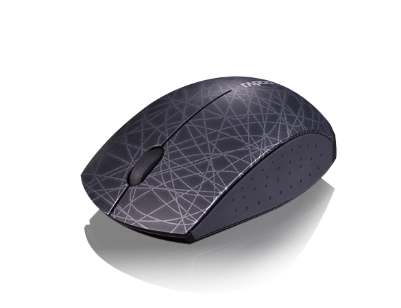 Rapoo 3300p Maus Kabellos Optisch 2,4 GHz USB Schwarz