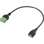 Renkforce USB 2.0 Adapterkabel[1x 2.0 Buchse A - 1x Klemmanschluss] RF-6443968 30 cm (RF-6443968)