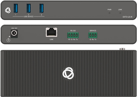 Kramer Electronics EXT3-U3-R - USB 3.2 Gen 1 Extender -Receiver (50-001290)