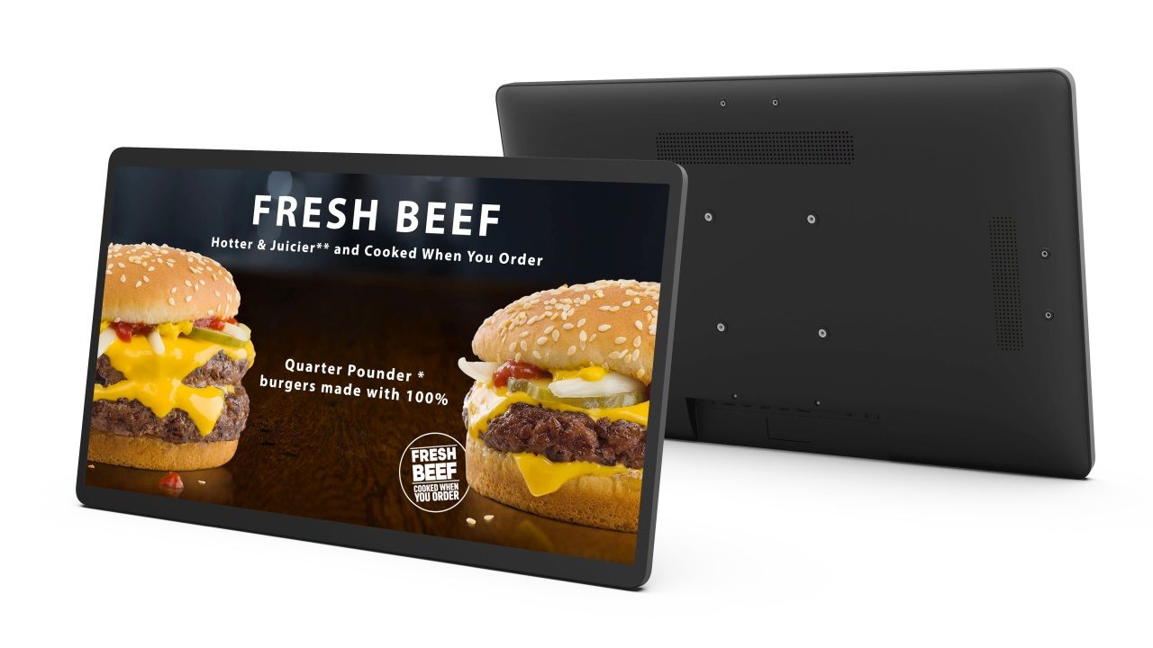 ALLNET High Performance Display 24 Zoll Android 13 RK3588S2 HDMI In Farbe schwarz mit (Rocket 240-BS2-Bat)