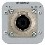 Kindermann Speakon 4 pol. 7441-413 54x54 mit Lötanschluss (7441000413)