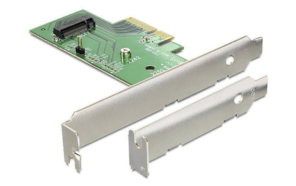 Delock PCIe 3.0 x4 Karte 1 x intern NVMe M.2 Key M Low Profile