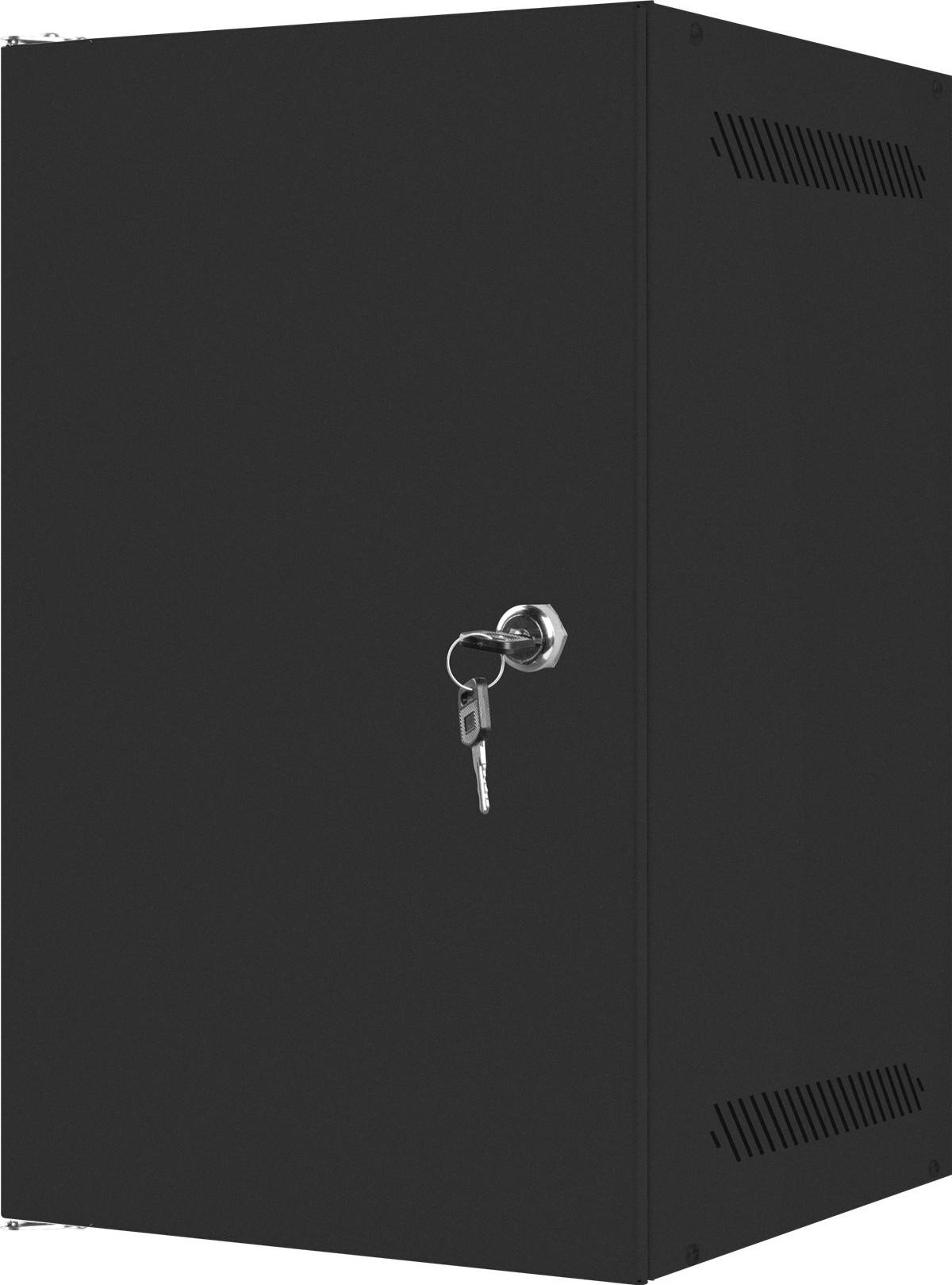Lanberg WF10-2309-00B Netzwerkschrank 9U 10" Wandmontage Schwarz