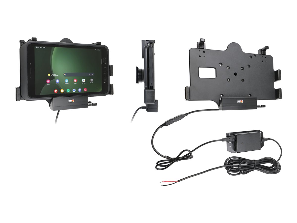 Brodit 713387 Aktive Kfz-Ladeschale Galaxy Tab Active 5 Pogo Molex Schwarz
