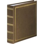 Hama London Fotoalbum Braun 100 Blätter 10 x 15 Gehäusebindung (00007167)