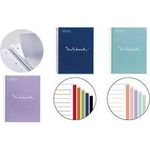 MIQUELRIUS Collegeblock "Notebook EMOTIONS", DIN A4, marine kariert, 120 Blatt, hochwertiges, weißes Papier 90 g/qm, mit - 1 Stück (MR46063)