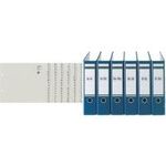 LEITZ Tauenpapier-Register, A-Z, für 12 Ordner, grau (1312-00-85)