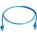 Telegärtner Patchkabel, Kat.5e, ungeschirmt, 1 m, blau (L00000E0068)