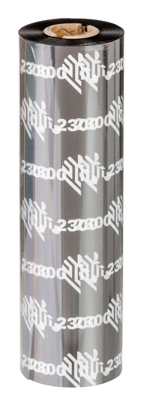 Zebra 2300 Wachs-Thermotransferband 110 mm 450 m Schwarz
