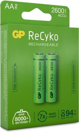 GP Batteries 270AAHCE-2WB2 Wiederaufladbarer Akku AA Nickel-Metallhydrid (NiMH) (120270AAHCE-C2)