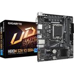 Gigabyte H610M S2H V3 DDR4. Prozessorhersteller: Intel, Prozessorsockel: LGA 1700, Kompatible Prozessoren: Intel® Celeron®, Intel® Core™ i3, Intel® Core™ i5, Intel® Core™ i7, Intel® Core™ i9,.... Unterstützte Arbeitsspeicher: DDR4-SDRAM, RAM-Speicher maximal: 64 GB, Arbeitsspeicher Typ: DIMM. Unterstützte Speicherlaufwerk-Schnittstellen: M.2, SATA III, Unterstützte Speicherlaufwerke: HDD & SSD. Maximale Auflösung: 4096 x 2304 Pixel. USB-Stecker: USB Typ-A (H610M S2H V3 DDR4)