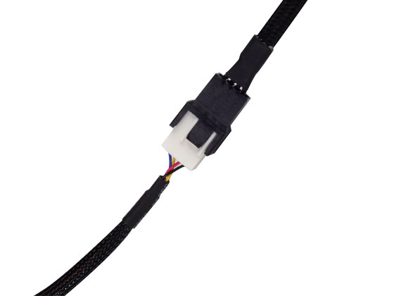 Silverstone CPF03 0,3 m 4-polig PWM Verlängerungskabel Schwarz