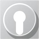 Jung Abdeckung alu für Schlüsselschalt. A 528 PL AL (A528PLAL)