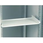 SCHÄFER 48,30cm (19") Fachboden, 1 HE, Festeinbau, Tiefe: 250 mm, lichtgrau RAL 7035 Der Fachboden kann in alle Racks mit einer 482,6mm (19")-Ebene eingebaut werden (7750250)