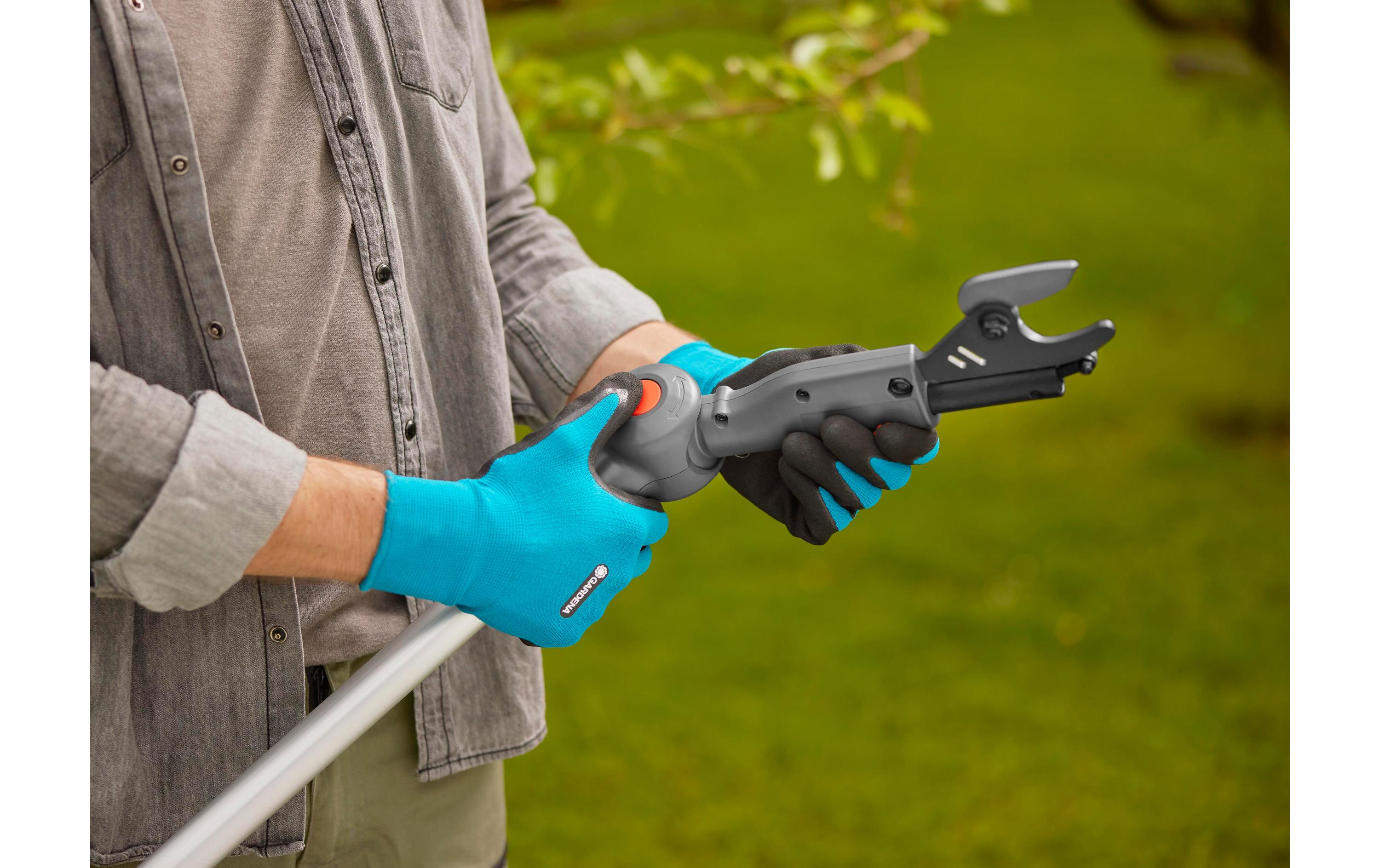 Gardena HighCut 360/18V P4A solo Akku-Teleskop-Baumschere 2,8 cm Schwarz, Silber