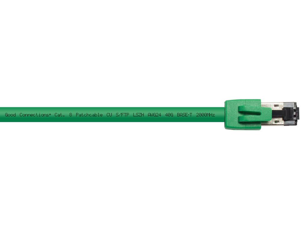 Good Connections 8080-020G Netzwerkkabel 2 m Cat8.1 S/FTP RJ-45 Grün