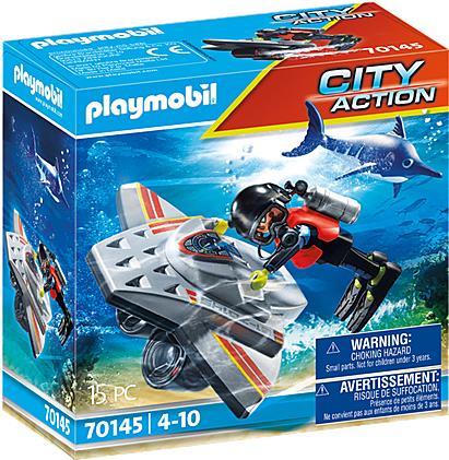 Playmobil City Action Seenot: Tauchscooter - Junge/Mädchen - 4 Jahr(e) - Kunststoff - Mehrfarben (70145)
