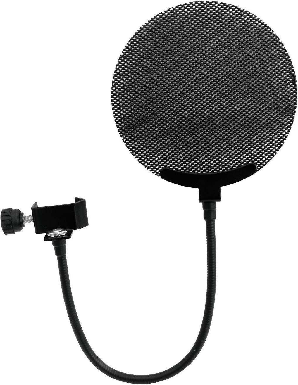 Omnitronic Mikrofon-Popfilter, Metall schwarz (60006250)
