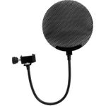 Omnitronic Mikrofon-Popfilter, Metall schwarz (60006250)