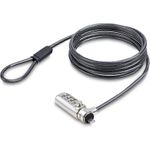StarTech.com Slim Lock Noble Wedge Slot Compatible, 6.6ft Locking Cable (SNBLC4D-LAPTOP-LOCK)